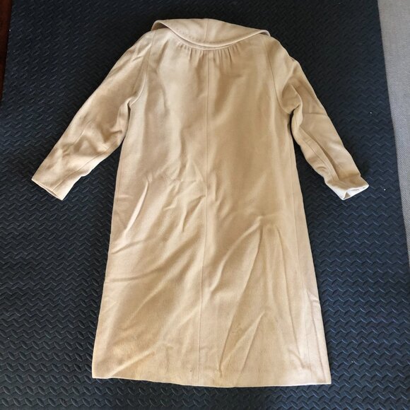 VINTAGE NEW WILLIAMS CASHMERE TRENCH COAT - Picture 5 of 5
